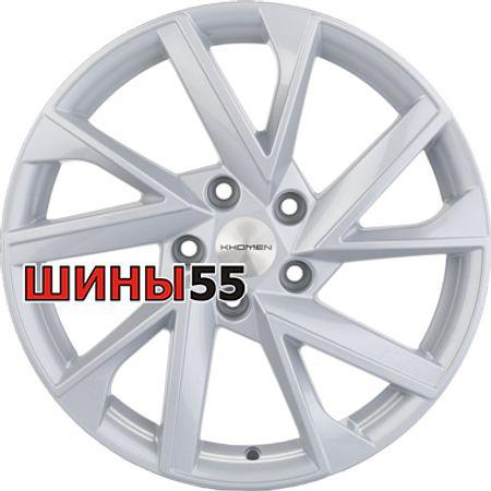 Диск Khomen Wheels KHW1714 (Audi A4) 7x17 5x112 ET49 66,6 F-Silver