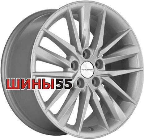 Диск Khomen Wheels KHW1807 (Geely Coolray) 8x18 5x114,3 ET53 54,1 F-Silver